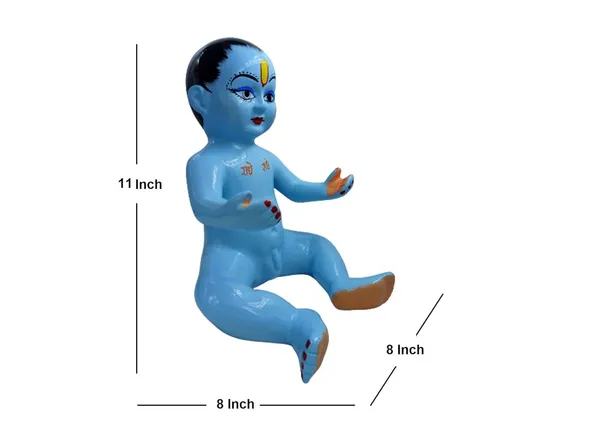 Cultured_Marble_Hand_Crafted_Statue_Of_Laddu_Gopal_Kanha_Ji_Statue_Murti_Bal_Gopal_Idol_(Blue)_For_Pooja,_Gift_&_Home/Office_Decoration_(Size_11Inch),_Religious