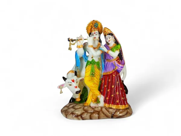 Cultured_Marble_Hand_Crafted_Statue_Of_Radha_Krinshna_For_Pooja,_Gift_&_Home/Office_Decoration_(Size_11_Inch)