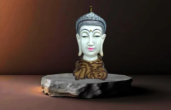 Cultured_Marble_Hand_Crafted_Buddha_Statues_And_Figurine_For_Home/Office_Decor_&_Gift_(15_Inch)