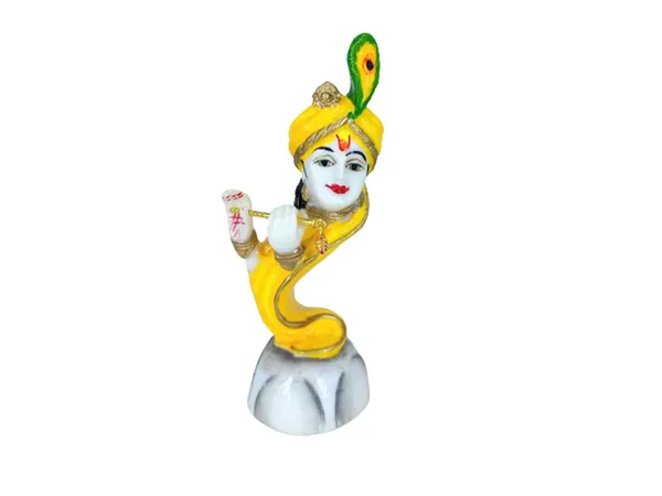 Cultured_Marble_Hand_Crafted_Lord_Krishna_Idol_With_Flute_Statue_For_Home_Decor_Pooja_Room_Center_Table_Office_(Size_7_Inch)