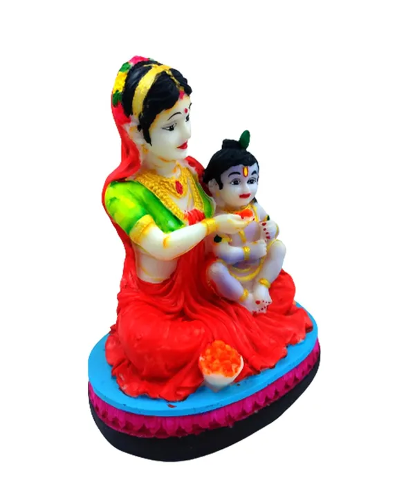 Cultured_Marble_Hand_Crafted_Yashoda_Maa_With_Her_Child_Baal_Gopal_Statue,Idol,Showpiece_Figurine_For_Home_Decor_Pooja_Room_&_Gift_(6_Inch)