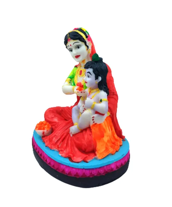 Cultured_Marble_Hand_Crafted_Yashoda_Maa_With_Her_Child_Baal_Gopal_Statue,Idol,Showpiece_Figurine_For_Home_Decor_Pooja_Room_&_Gift_(6_Inch)