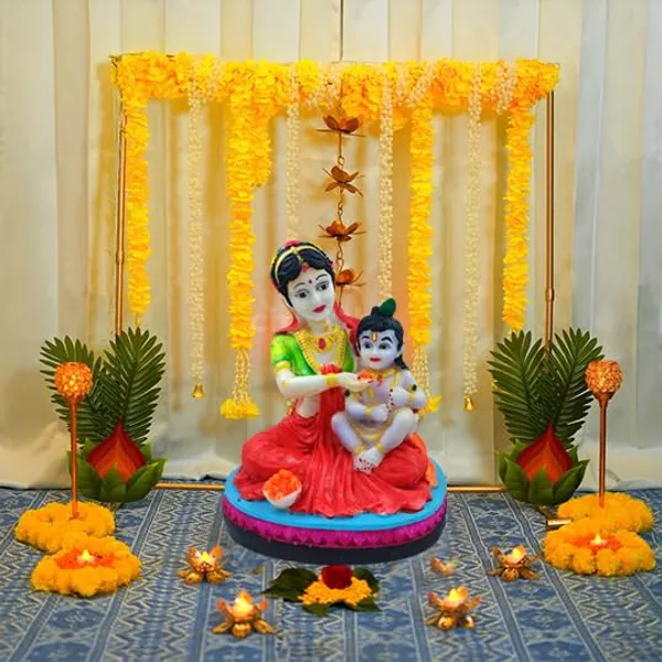 Cultured_Marble_Hand_Crafted_Yashoda_Maa_With_Her_Child_Baal_Gopal_Statue,Idol,Showpiece_Figurine_For_Home_Decor_Pooja_Room_&_Gift_(6_Inch)