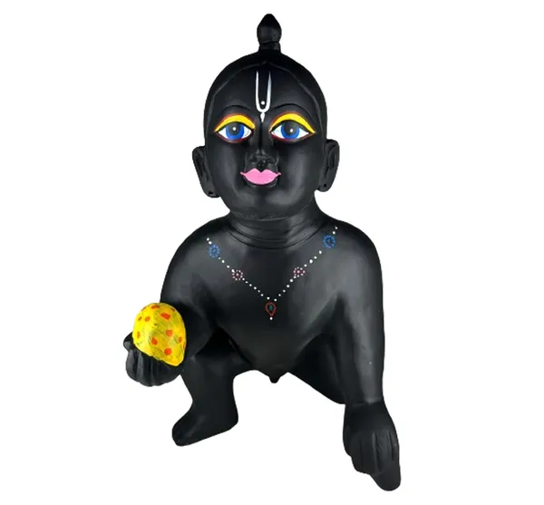 Cultured_Marble_Hand_Crafted_Statue_Of_Laddu_Gopal_Kanha_Ji_Statue_Murti_Bal_Gopal_(Black)_Idol_For_Pooja,_Gift_&_Home/Office_Decoration_(Size_13_Inch)