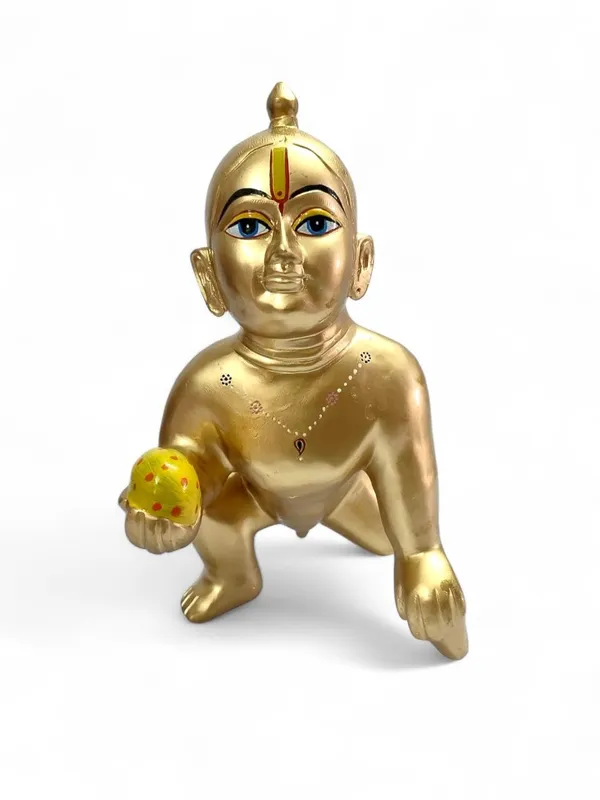 Cultured_Marble_Hand_Crafted_Statue_Of_Laddu_Gopal_Kanha_Ji_Statue_Murti_Bal_Gopal_Idol_(Gold)_For_Pooja,_Gift_&_Home/Office_Decoration_(Size_12Inch)