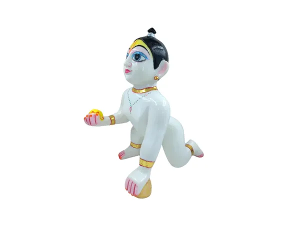 Cultured_Marble_Hand_Crafted_Statue_Of_Laddu_Gopal_Kanha_Ji_Statue_Murti_Bal_Gopal_Idol_(White)_For_Pooja,_Gift_&_Home/Office_Decoration_(Size_11Inch)