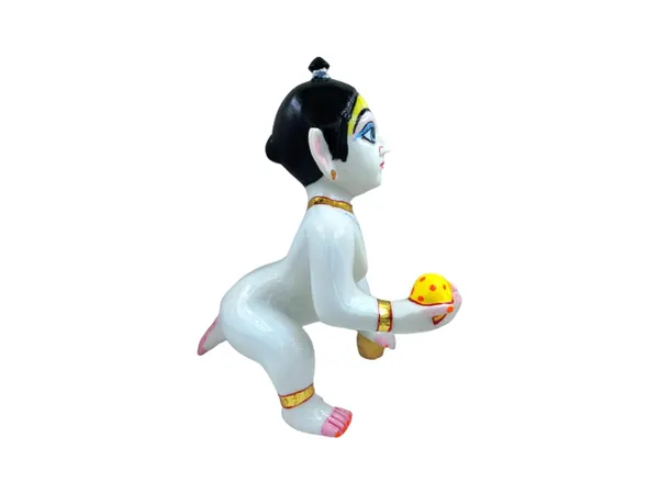 Cultured_Marble_Hand_Crafted_Statue_Of_Laddu_Gopal_Kanha_Ji_Statue_Murti_Bal_Gopal_Idol_(White)_For_Pooja,_Gift_&_Home/Office_Decoration_(Size_11Inch)