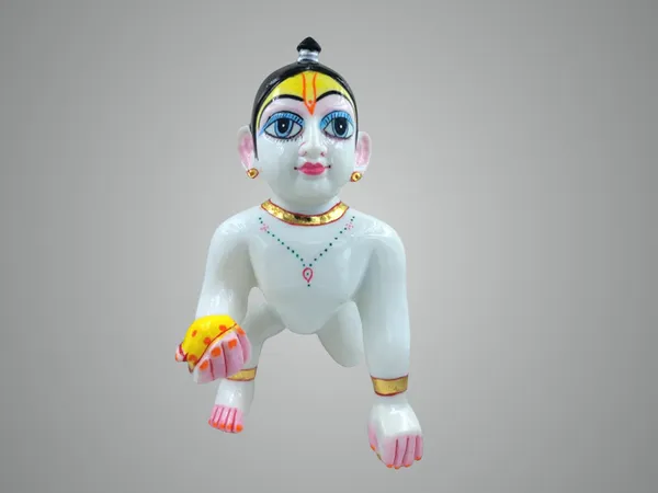 Cultured_Marble_Hand_Crafted_Statue_Of_Laddu_Gopal_Kanha_Ji_Statue_Murti_Bal_Gopal_Idol_(White)_For_Pooja,_Gift_&_Home/Office_Decoration_(Size_11Inch)