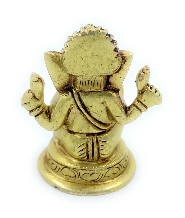 Pure_Ashtadhatu_Right_Hand_Side_Trunk(Sund)_Lord_Ganesha_Idol_Suitable_For_Kepping_In_House_Entrance|Office||Home||Temple||Gift|Handcarved_Superfine_Finish_Lacquer_Coated.