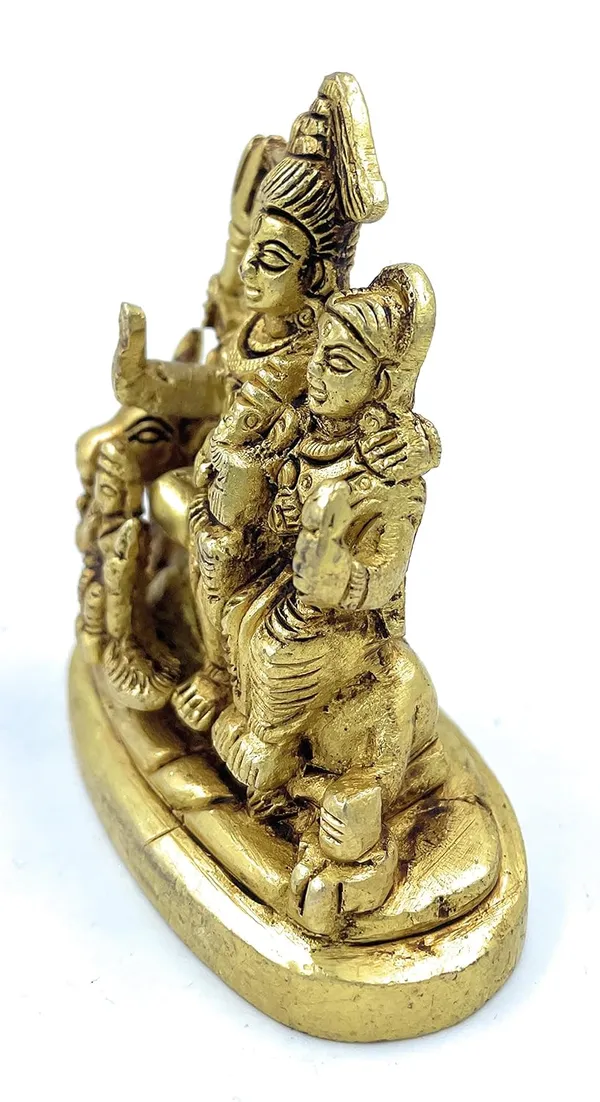 Pure_Ashtadhatu_Shiva_Idol_Sitting_On_Lion_Shaped_Base|Office||Home||Temple||Gift|Handcarved_Superfine_Finish_Lacquer_Coated.