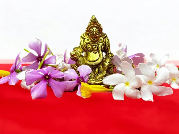 Pure_Ashtadhatu_Small_Size_Lord_Kuber_Idol_Sitting_On_Singhasan|Office||Home||Temple||Gift|Handcarved_Superfine_Finish_Lacquer_Coated.