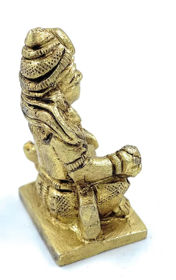Pure_Ashtadhatu_Kuber_Idol_Sitting_On_Kamal_Shaped_Singhasan|Office||Home||Temple||Gift|Handcarved_Superfine_Finish_Lacquer_Coated.