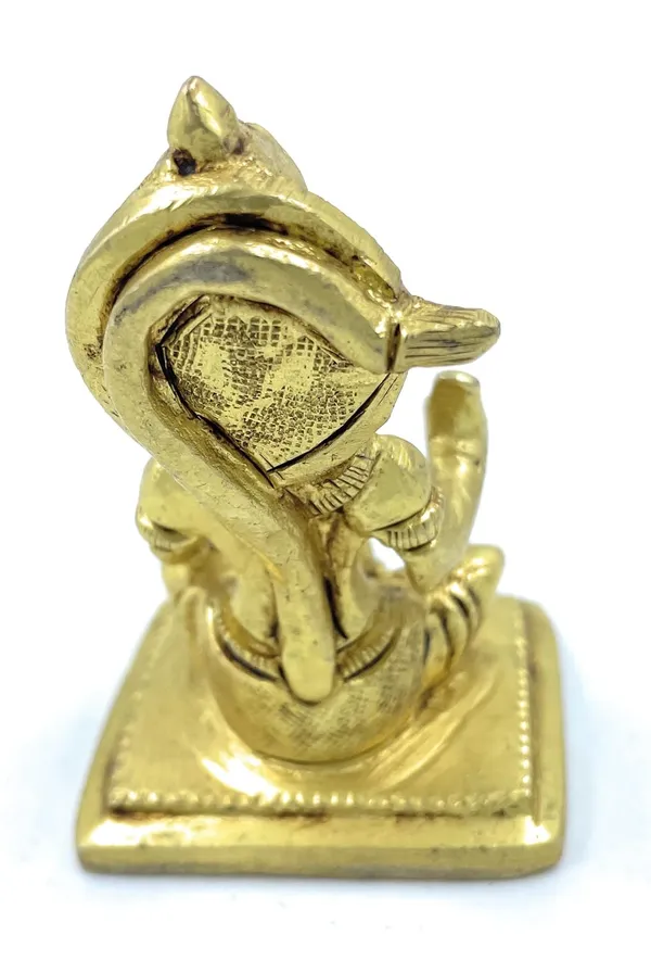 Pure_Ashtadhatu_Lord_Hanuman_In_Sitting_Position_And_Blessing_Posture|Office||Home||Temple||Gift|Handcarved_Superfine_Finish_Lacquer_Coated.
