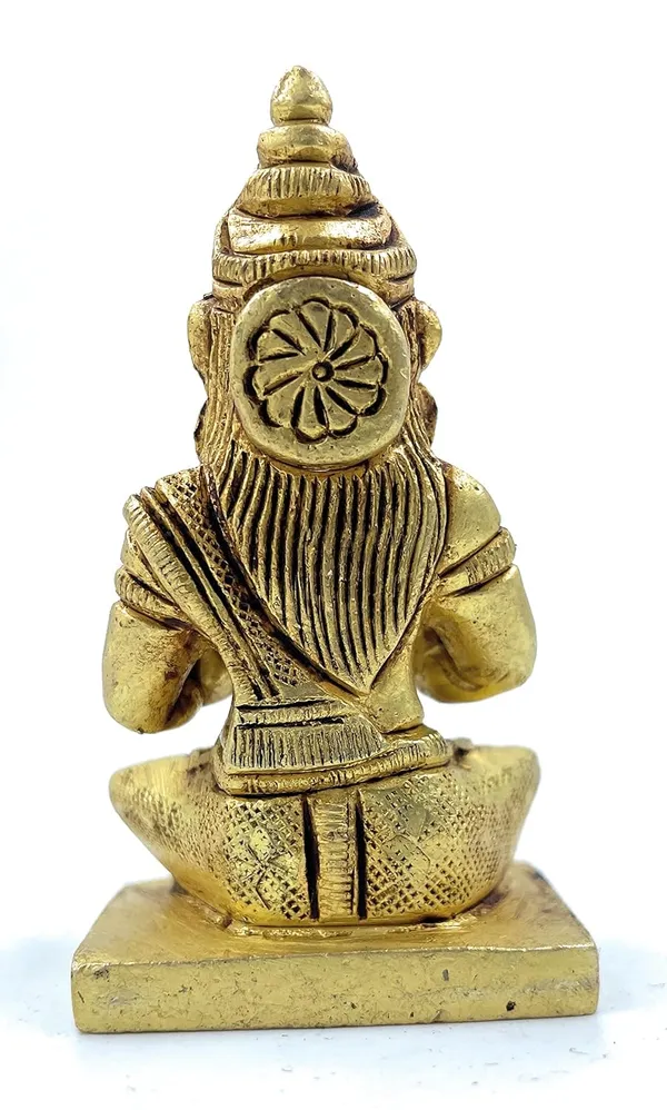 Pure_Ashtadhatu_Godess_Parvati_In_Sitting_Position_And_Meditation_Posture|Office||Home||Temple||Gift|Handcarved_Superfine_Finish_Lacquer_Coated.