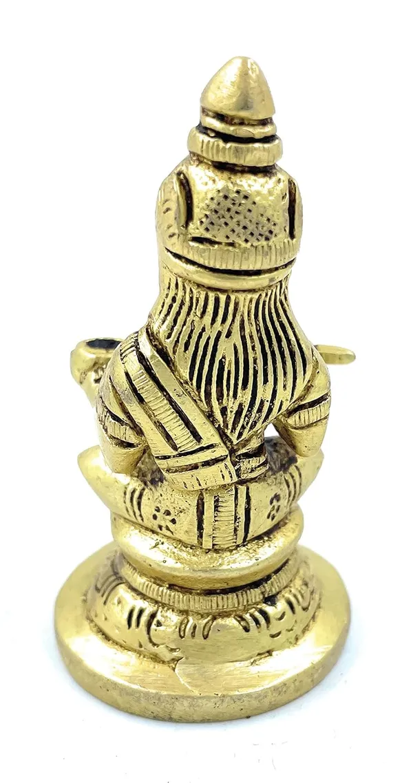 Pure_Ashtadhatu_Godess_Annapurna_Idol/Food_Devi_Suitable_For_Keeping_In_Kitchen|Office||Home||Temple||Gift|Handcarved_Superfine_Finish_Lacquer_Coated.