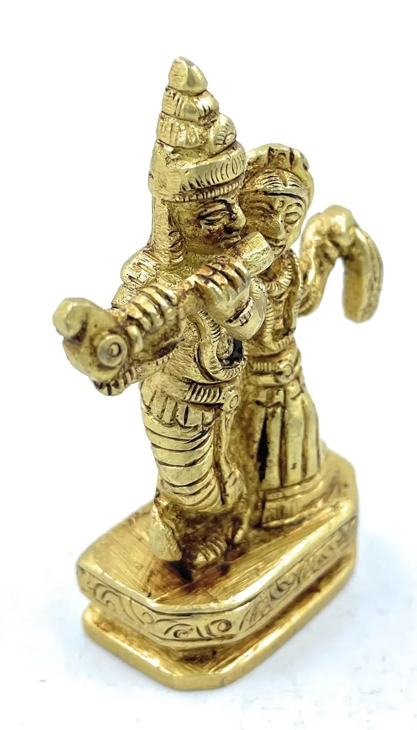 Pure_Ashtadhatu_Small_Size_Radha_Krishna_Idol/Ladoo_Gopal_Idol/Gopal_Idol|Office||Home||Temple||Gift|Handcarved_Superfine_Finish_Lacquer_Coated.