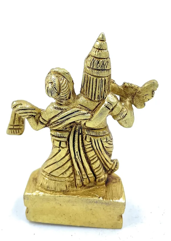 Pure_Ashtadhatu_Small_Size_Radha_Krishna_Idol/Ladoo_Gopal_Idol/Gopal_Idol|Office||Home||Temple||Gift|Handcarved_Superfine_Finish_Lacquer_Coated.