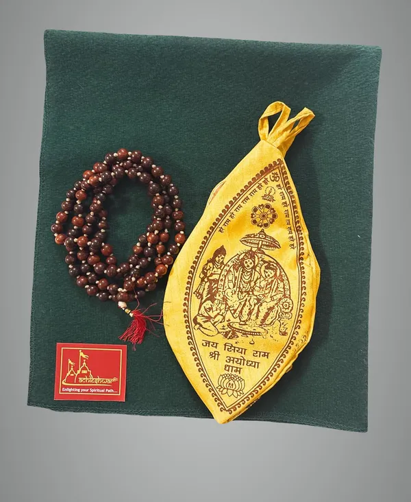 Premium_Meditation_Combo_Green_Woollen_Aasan_With_Gomukhi_&_Lal_Chandan_Mala/Perfect_Mat_For_Meditation_&_Prayers_Comfortable_On_Direct_Sitting_On_The_Ground_And_Worshiping.