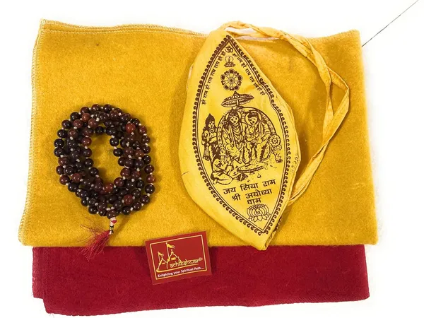Premium_Meditation_Combo_Red,Yellow_Woollen_Aasan_With_Singal_Gomukhi_&_Lal_Chandan_Mala/Perfect_Mat_For_Meditation_&_Prayers_Comfortable_On_Direct_Sitting_On_The_Ground_And_Worshiping.