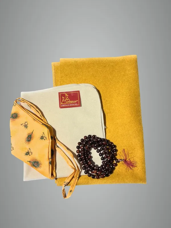Premium_Meditation_Combo_Yellow,White_Woollen_Aasan_With_Singal_Gomukhi_&_Lal_Chandan_Mala/Perfect_Mat_For_Meditation_&_Prayers_Comfortable_On_Direct_Sitting_On_The_Ground_And_Worshiping.