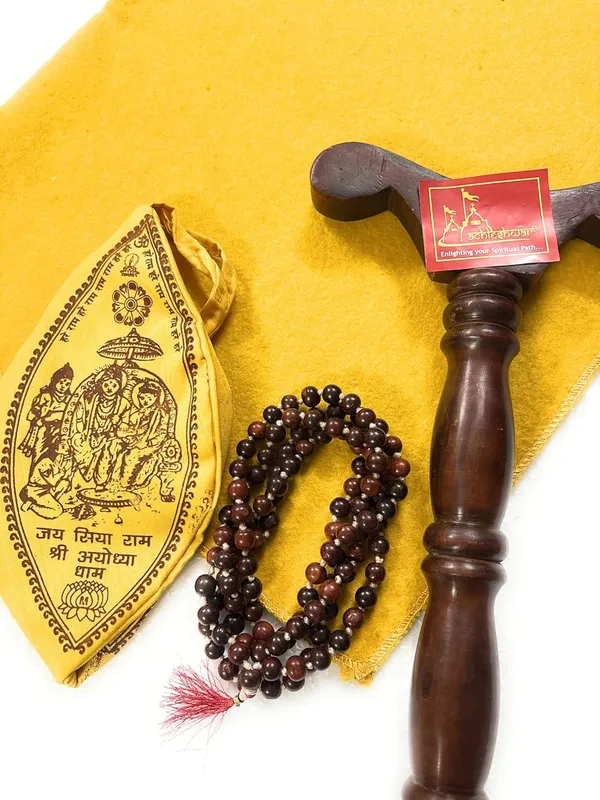 Yellow_Meditation_Combo_Woolen_Aasan_|_With_Gomukhi,Lal_Chandan_Mala_&_Jap_Mala_Stand_|_Perfect_Mat_For_Meditation_&_Prayers_Comfortable