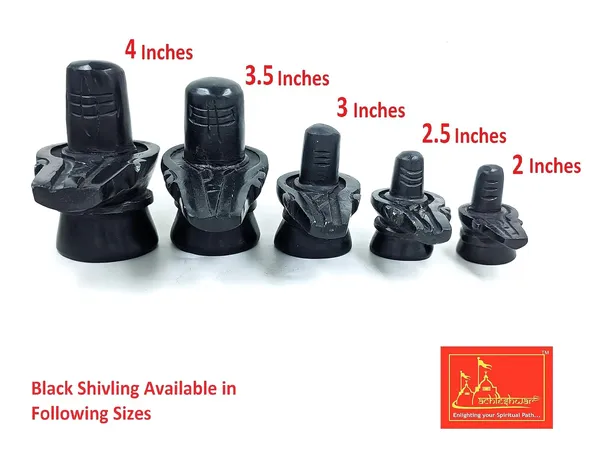 Original_Hand_Crafted_Black_Marble_Shivling_For_Pooja/Mandir_Size