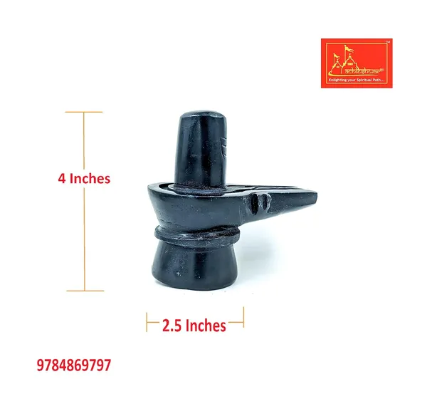 Original_Hand_Crafted_Black_Marble_Shivling_For_Pooja/Mandir_Size
