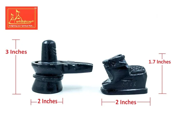 Original_Hand_Crafted_Black_Marble_Shivling_&_Nandi_For_Pooja|Mandir|Decor|Office|Gifting|_3_Inch