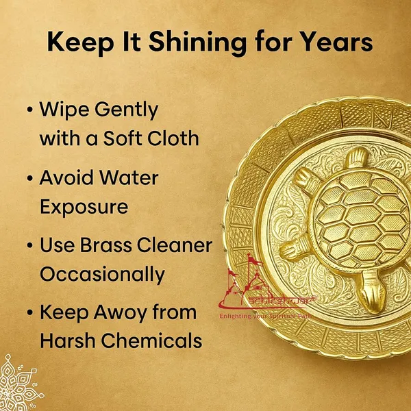 Vastu_Feng_Shui_Designer_Brass_Tortoise_With_Plate_For_Career_Opportunities_And_Good_Luck_Metal_Kachua_Plate_Handicraft_Decor_Gift_Items_For_Home_&_Office_Housewarming_7_Cm