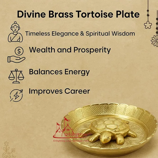 Vastu_Feng_Shui_Designer_Brass_Tortoise_With_Plate_For_Career_Opportunities_And_Good_Luck_Metal_Kachua_Plate_Handicraft_Decor_Gift_Items_For_Home_&_Office_Housewarming_7_Cm