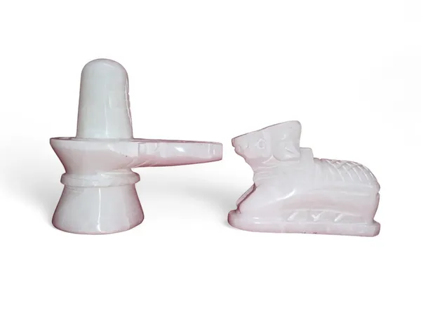 Original_Hand_Crafted_White_Marble_Shivling_&_Nandi_For_Pooja|Mandir|Decor|Office|Gifting|_3_Inch