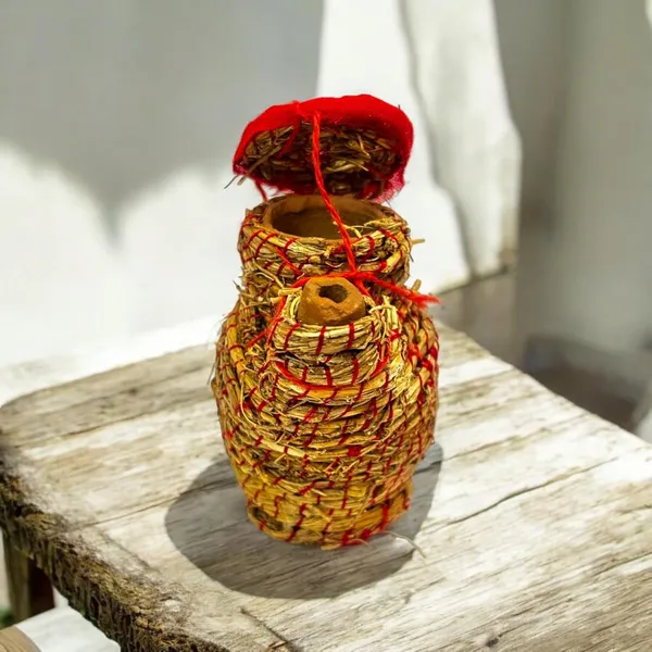 Jhari/Clay_Pot/Khush_Ni_Jhari_For_Cold_Water_Ã¢â€šÂ¬Ã¯Â¿Â½_Small_Mitti_Gada_|_Handmade_Earthen_Vessel_For_Laddu_Gopal,_Shrinathji,_Krishna_Ji_|_Kunja_Matka_For_Pooja_&_Decoration