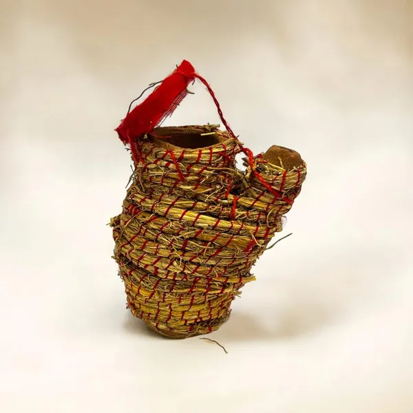 Jhari/Clay_Pot/Khush_Ni_Jhari_For_Cold_Water_Ã¢â€šÂ¬Ã¯Â¿Â½_Small_Mitti_Gada_|_Handmade_Earthen_Vessel_For_Laddu_Gopal,_Shrinathji,_Krishna_Ji_|_Kunja_Matka_For_Pooja_&_Decoration