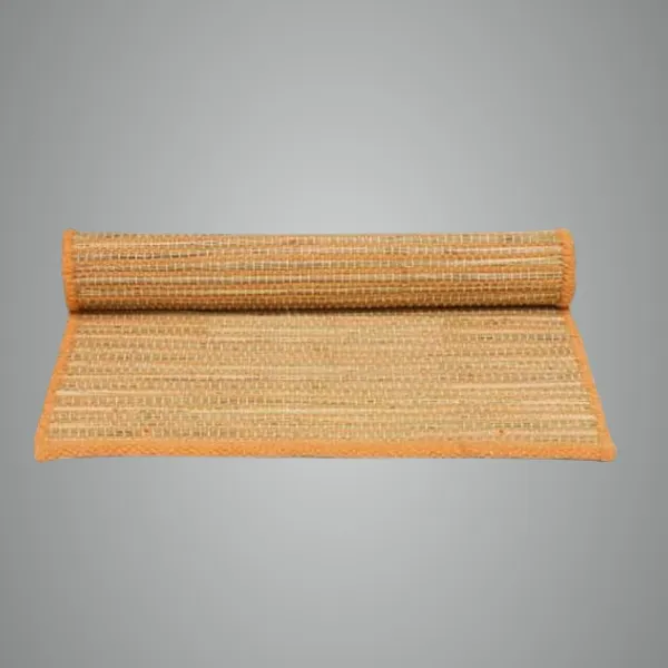 AchleshwarÃ¯Â¿Â½_Premium_Kusha_Aasan_(Kusha_Grass_And_Wool_Aasan_For_Puja_Handcrafted_Perfect_Mat_For_Meditation,_Prayers_&_Japa_-_Soft,_Comfortable_60_*_60_Cm_With_Lal_Chandan_Mala_&_Gomukhi_(Orange)