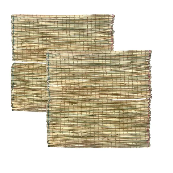 Natural_Grass/Kusha/Daab_Aasan_Puja_Mat,_Handmade,Pack_Of_2_(2_X_2_Feet),_Traditional_Prayer_Mat