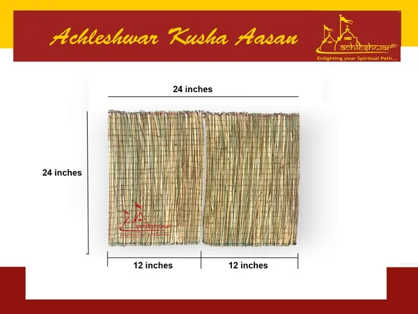 Natural_Grass/Kusha/Daab_Aasan_Puja_Mat,_Handmade,Pack_Of_2_2_X_2_Feet,_Traditional_Prayer_Mat