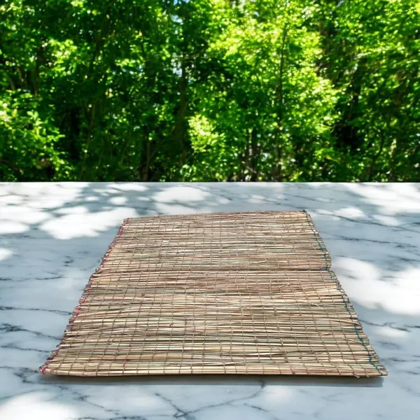 Natural_Grass/Kusha/Daab_Aasan_Puja_Mat,_Handmade,Pack_Of_2_2_X_2_Feet,_Traditional_Prayer_Mat