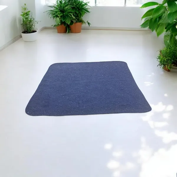 Premium_Dark_Blue_Woolen_Aasan_-_Completely_Handcrafted_Perfect_Mat_For_Meditation_&_Prayers_-_Soft,_Comfortable(Size_23_X_30_Inch)_Pack_Of_1