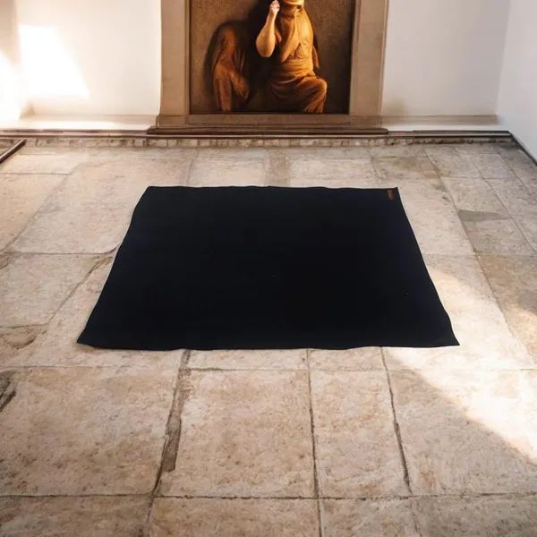 Premium_Black_Woolen_Aasan_-_Completely_Handcrafted_Perfect_Mat_For_Meditation_&_Prayers_-_Soft,_Comfortable(Size_23_X_30_Inch)_Pack_Of_1