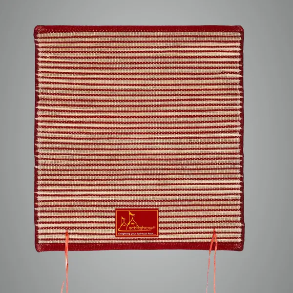 Kusha_Aasan_(Kusha_Grass_And_Wool_Aasan_For_Puja,_Meditaion_&_Japa_60_X_60_Cm_Maroon