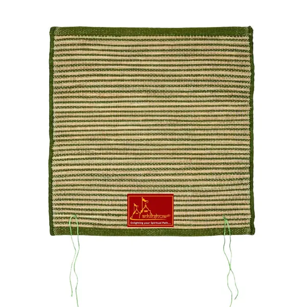 Kusha_Aasan_(Kusha_Grass_And_Wool_Aasan_For_Puja,_Meditaion_&_Japa_60_X_60_Cm_Green