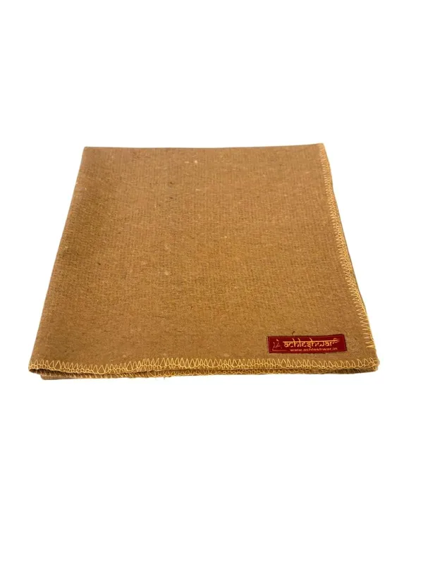 Premium_Brown_Woolen_Aasan_-_Completely_Handcrafted_Perfect_Mat_For_Meditation_&_Prayers_-_Soft,_Comfortable_(Size_23_X_30_Inch