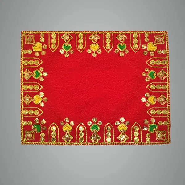 Designer_Velvet_Embroidered_Pooja_Aasan_Cloth_10X16_Inch_Red_|_Chowki_Aasan_For_God_Idol_|_Mandir_Table_Altar_Cover_For_Temple,_Puja_Shelf,_Diwali_Decoration_Pack_0F_1