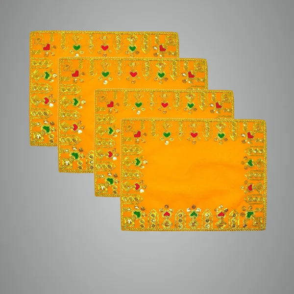 Designer_Velvet_Embroidered_Pooja_Aasan_Cloth_10X16_Inch_Yellow_|_Chowki_Aasan_For_God_Idol_|_Mandir_Table_Altar_Cover_For_Temple,_Puja_Shelf,_Diwali_Decoration_Pack_0F_4