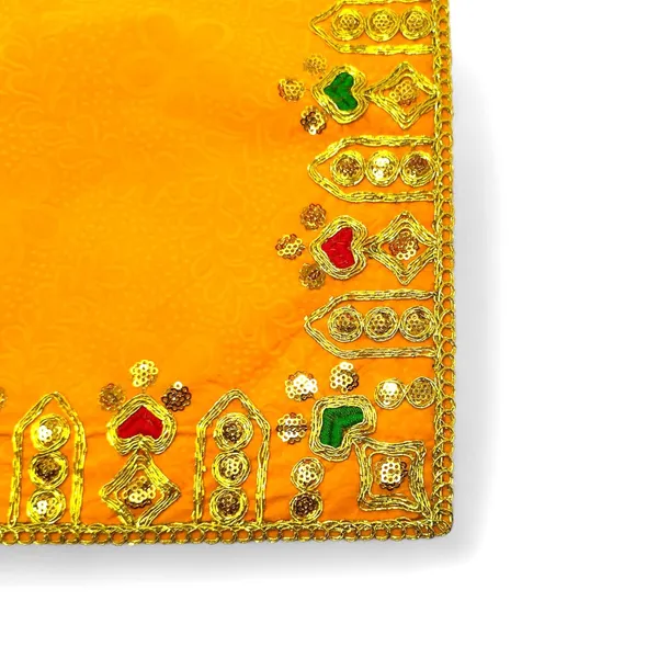 Designer_Velvet_Embroidered_Pooja_Aasan_Cloth_10X16_Inch_Yellow_|_Chowki_Aasan_For_God_Idol_|_Mandir_Table_Altar_Cover_For_Temple,_Puja_Shelf,_Diwali_Decoration_Pack_0F_6