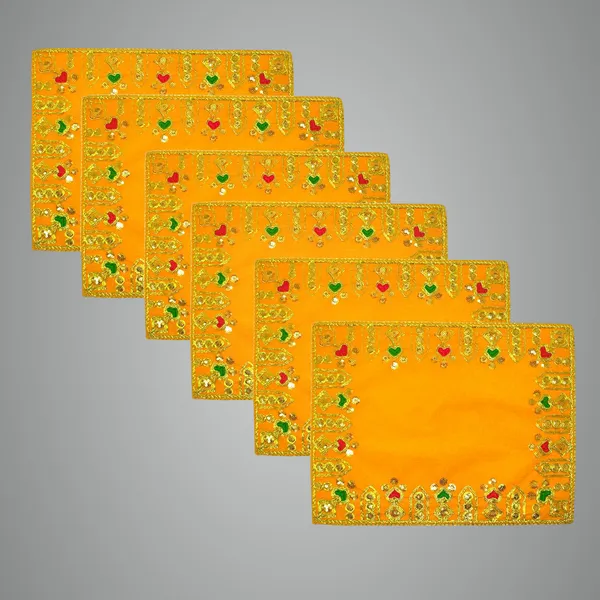 Designer_Velvet_Embroidered_Pooja_Aasan_Cloth_10X20_Inch_Yellow_|_Chowki_Aasan_For_God_Idol_|_Mandir_Table_Altar_Cover_For_Temple,_Puja_Shelf,_Diwali_Decoration_Pack_0F_6