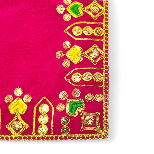 Designer_Velvet_Embroidered_Pooja_Aasan_Cloth_12X15_Inch_Pink_|_Chowki_Aasan_For_God_Idol_|_Mandir_Table_Altar_Cover_For_Temple,_Puja_Shelf,_Diwali_Decoration_Pack_0F_3