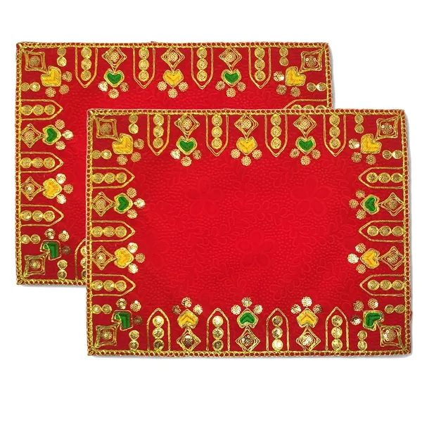 Designer_Velvet_Embroidered_Pooja_Aasan_Cloth_12X18_Inch_Red_|_Chowki_Aasan_For_God_Idol_|_Mandir_Table_Altar_Cover_For_Temple,_Puja_Shelf,_Diwali_Decoration_Pack_0F_2