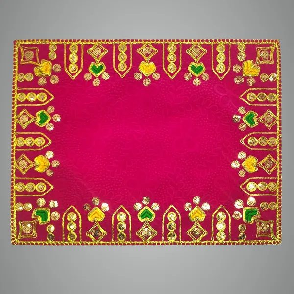 Designer_Velvet_Embroidered_Pooja_Aasan_Cloth_16X24_Inch_Pink_|_Chowki_Aasan_For_God_Idol_|_Mandir_Table_Altar_Cover_For_Temple,_Puja_Shelf,_Diwali_Decoration_Pack_0F_1