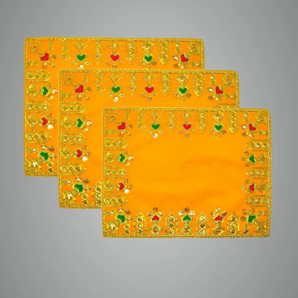 Designer_Velvet_Embroidered_Pooja_Aasan_Cloth_20X30_Inch_Yellow_|_Chowki_Aasan_For_God_Idol_|_Mandir_Table_Altar_Cover_For_Temple,_Puja_Shelf,_Diwali_Decoration_Pack_0F_3